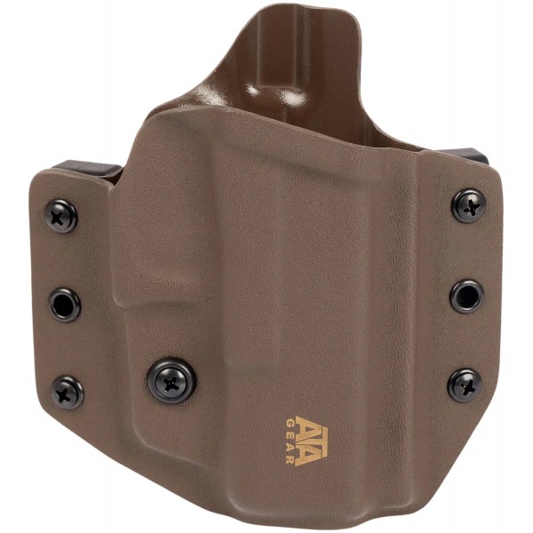 Кобура ATA Gear Hit Factor Ver. 1 RH поясная для Glock 19/23/19X/45 Chocolate Brown - 3480126