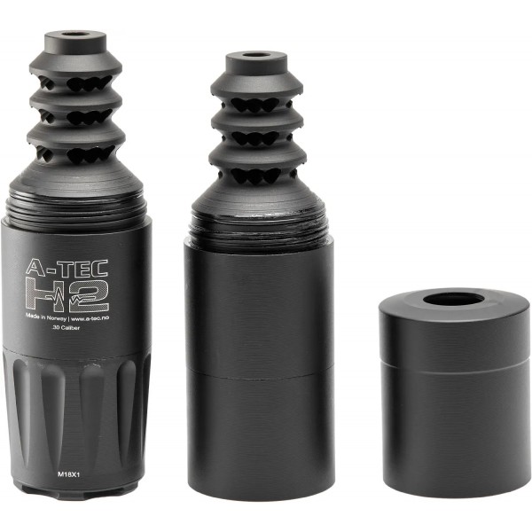 Саундмодератор A-TEC H2 кал. 30 М18х1. 3 модуля - 36740354 Саундмодератор A-TEC H2 кал. 30 М18х1. 3 модуля - 36740354