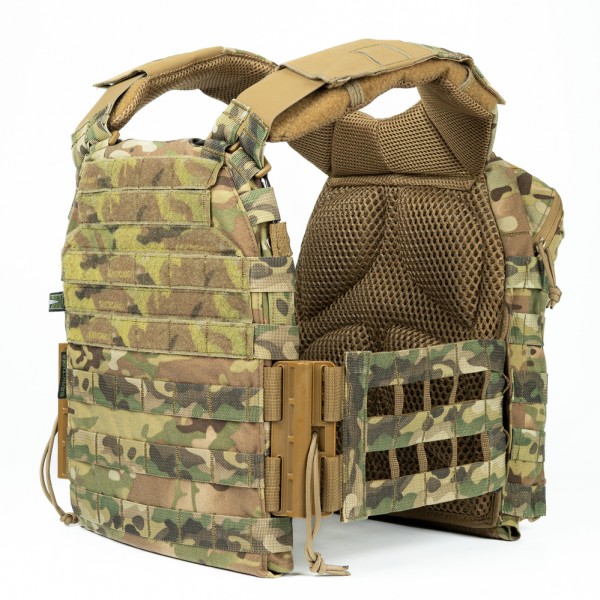 Плитоноска М3 Pro (Мультикам неоригинальный) с системой быстрого сброса Plate carrier Баллистика - 3574471