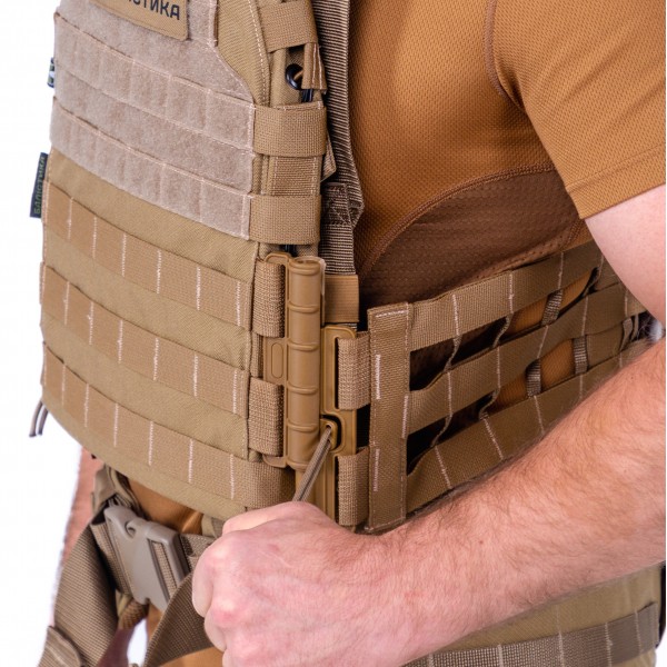 Плитоноска М3 Pro Lite (Койот) с системой быстрого сброса - 3572639 Плитоноска М3 Pro Lite (Койот) с системой быстрого сброса - 3572639