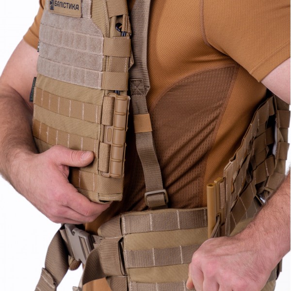 Плитоноска М3 Pro Lite (Койот) с системой быстрого сброса - 3572639 Плитоноска М3 Pro Lite (Койот) с системой быстрого сброса - 3572639