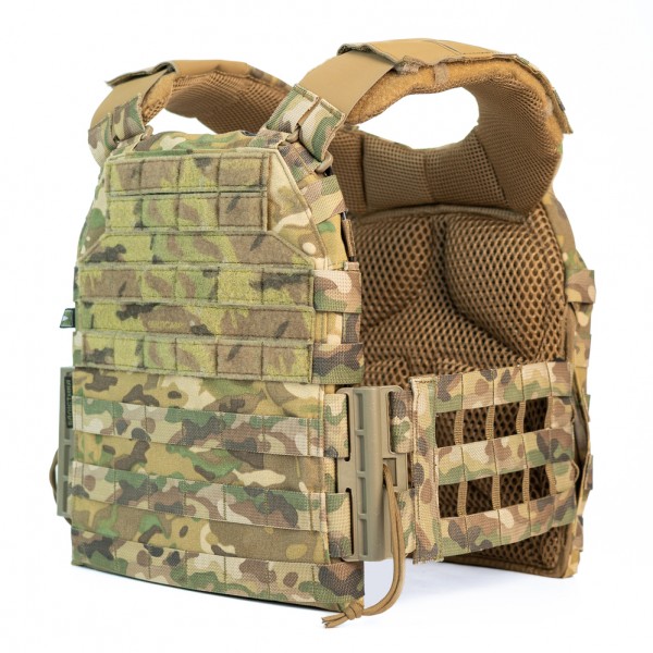 Плитоноска М3 Pro Lite (Мультикам неоригинальный) с системой быстрого сброса - 3573029