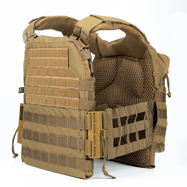 Плитоноска М3 Pro (XL 27х33 см) (Койот) с системой быстрого сброса - 101020401