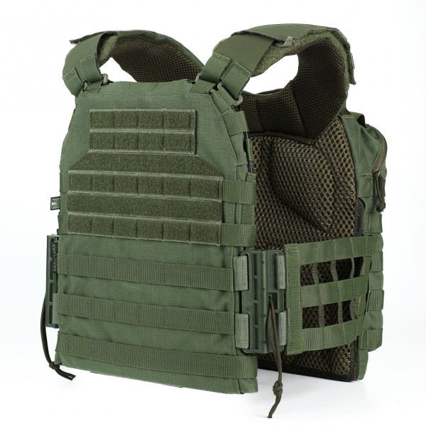 Плитоноска М3 Pro (XL 27х33 см) (Олива) с системой быстрого сброса - 101020402