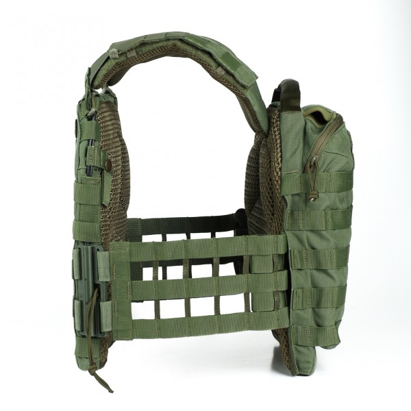 Плитоноска М3 Pro (XL 27х33 см) (Олива) с системой быстрого сброса - 101020402