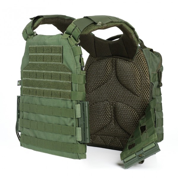 Плитоноска М3 Pro (XL 27х33 см) (Олива) с системой быстрого сброса - 101020402