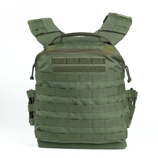 Плитоноска М3 Pro (XL 27х33 см) (Олива) с системой быстрого сброса - 101020402