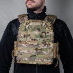 Бронежилет M3 Pro збільшений з плитами НВМПЕ 3кл 27x33 (Мультикам неоригінальний)