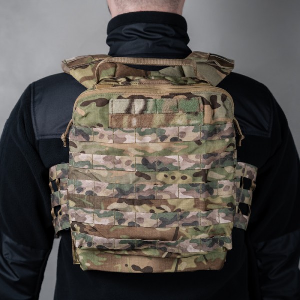 Бронежилет M3 Pro збільшений з плитами НВМПЕ 3кл 27x33 (Мультикам неоригінальний) - 101020704 Бронежилет M3 Pro збільшений з плитами НВМПЕ 3кл 27x33 (Мультикам неоригінальний) - 101020704