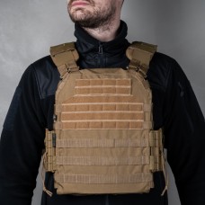 Бронежилет M3 Pro Lite збільшений з плитами НВМПЕ 3кл 27x33 (Койот)