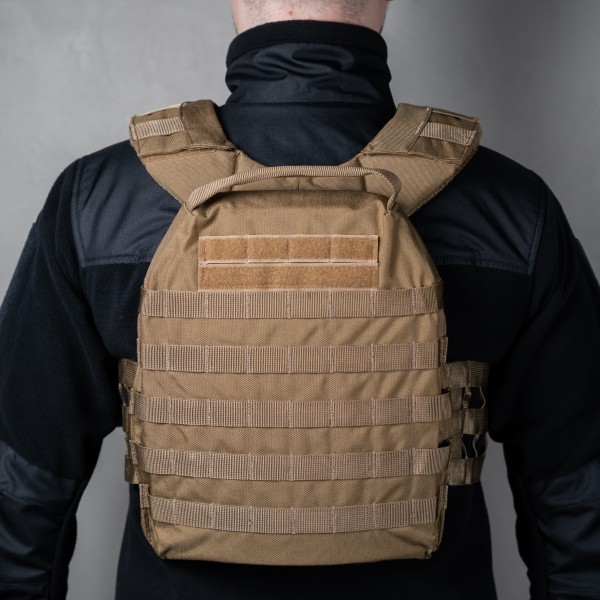 Бронежилет M3 Pro Lite збільшений з плитами НВМПЕ 3кл 27x33 (Койот) - 101020801 Бронежилет M3 Pro Lite збільшений з плитами НВМПЕ 3кл 27x33 (Койот) - 101020801