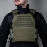 Бронежилет M3 Pro Lite увеличенный с плитами НВМПЭ 3кл 27x33 (Олива)