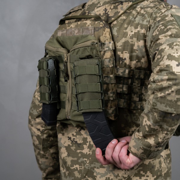 Подсумок под магазины АК/AR "Колчан" (Олива) - 3565399 Подсумок под магазины АК/AR "Колчан" (Олива) - 3565399