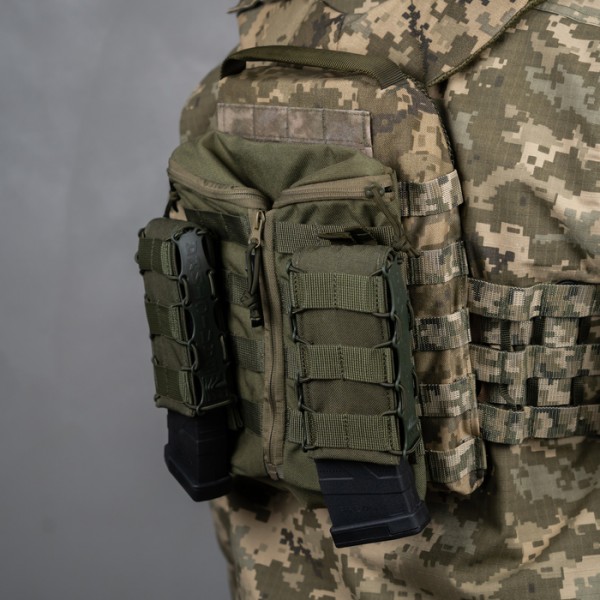 Подсумок под магазины АК/AR "Колчан" (Олива) - 3565399 Подсумок под магазины АК/AR "Колчан" (Олива) - 3565399