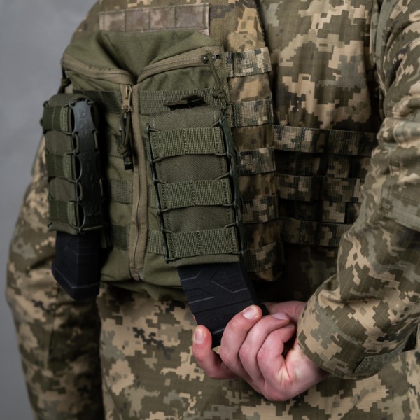 Подсумок под магазины АК/AR "Колчан" (Олива) - 3565399 Подсумок под магазины АК/AR "Колчан" (Олива) - 3565399