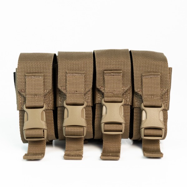 Подсумок под ВОГ-25 для 4-х гранат (Койот) - 103010601 Подсумок под ВОГ-25 для 4-х гранат (Койот) - 103010601