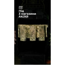 Підсумок для магазинів “Трискель” (3 магазини | Велкро | ММ14 "Піксель") ТМ Балістика