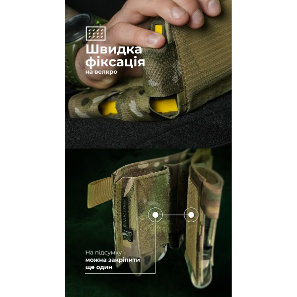 Подсумок для магазинов “Трискель” (3 магазина | Велкро | Мультикам) ТМ Баллистика - 103011008 Подсумок для магазинов “Трискель” (3 магазина | Велкро | Мультикам) ТМ Баллистика - 103011008