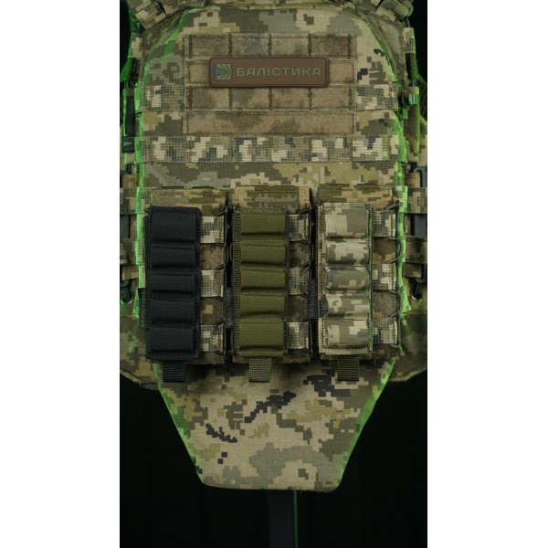 Підсумок для набоїв 12-го калібру "Ядак" (Моллі | 5 патронів | Чорний) ТМ Балістика - 103011106 Підсумок для набоїв 12-го калібру "Ядак" (Моллі | 5 патронів | Чорний) ТМ Балістика - 103011106