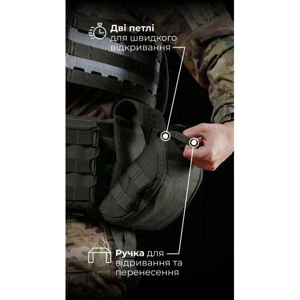 Підсумок для аптечки ПА1 GEN 2 “Нойта” відривний (L | Олива) ТМ Балістика - 103020702