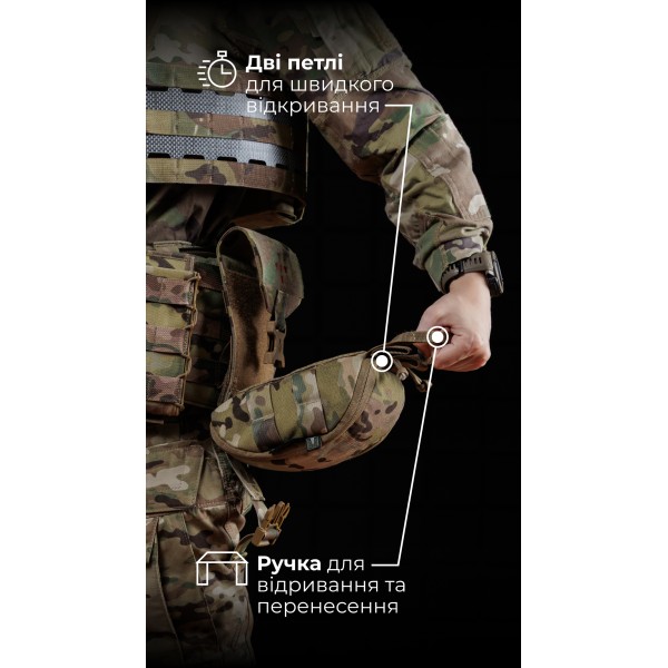 Підсумок для аптечки ПА1 GEN 2 “Нойта” відривний (L | Мультикам неоригінальний) ТМ Балістика - 103020704