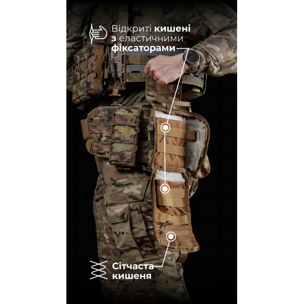 Підсумок для аптечки ПА1 GEN 2 “Нойта” відривний (L | Мультикам неоригінальний) ТМ Балістика - 103020704