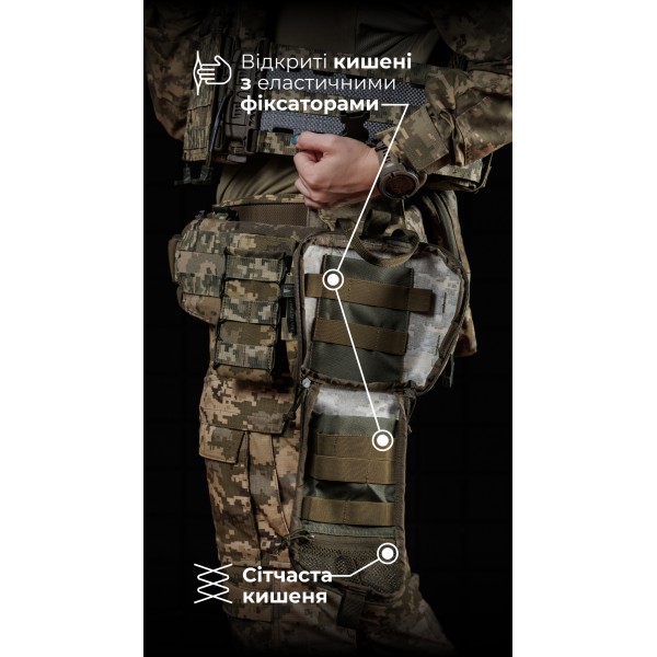Підсумок для аптечки ПА1 GEN 2 “Нойта” відривний (L | ММ14 “Піксель”) ТМ Балістика - 103020707