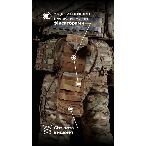 Підсумок для аптечки ПА1 GEN 2 “Нойта” відривний (L | Мультикам) ТМ Балістика - 103020708