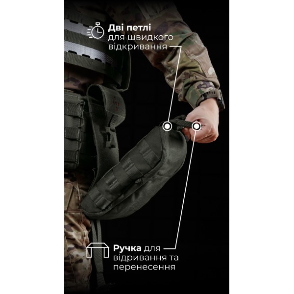 Підсумок для аптечки ПА1 GEN 2 “Нойта” відривний (XL | Олива) ТМ Балістика - 103020802