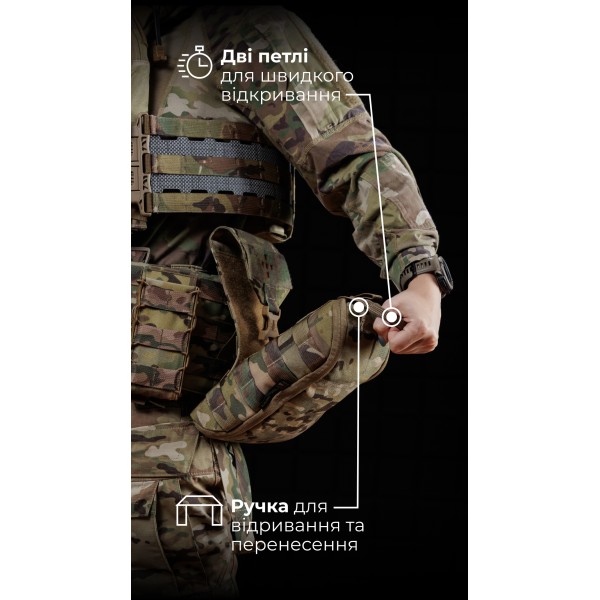 Підсумок для аптечки ПА1 GEN 2 “Нойта” відривний (XL | Мультикам неоригінальний) ТМ Балістика - 103020804