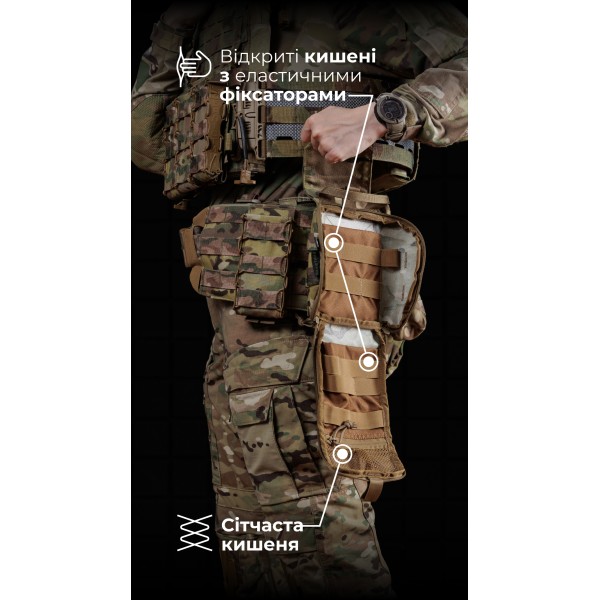 Підсумок для аптечки ПА1 GEN 2 “Нойта” відривний (XL | Мультикам неоригінальний) ТМ Балістика - 103020804