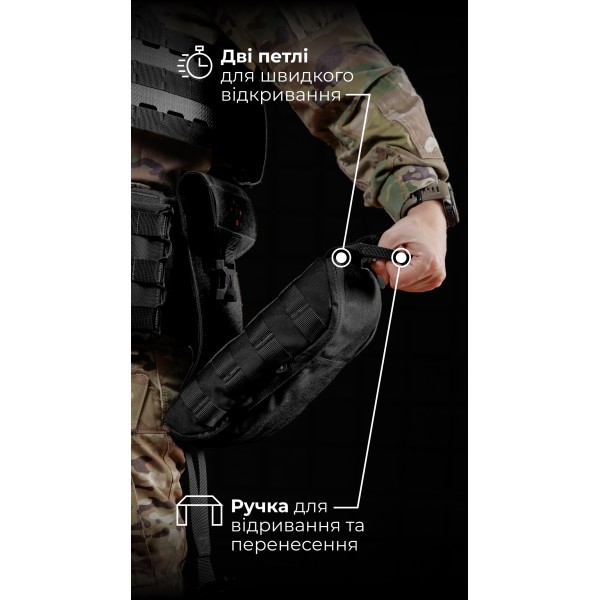 Підсумок для аптечки ПА1 GEN 2 “Нойта” відривний (XL | Чорний) ТМ Балістика - 103020806