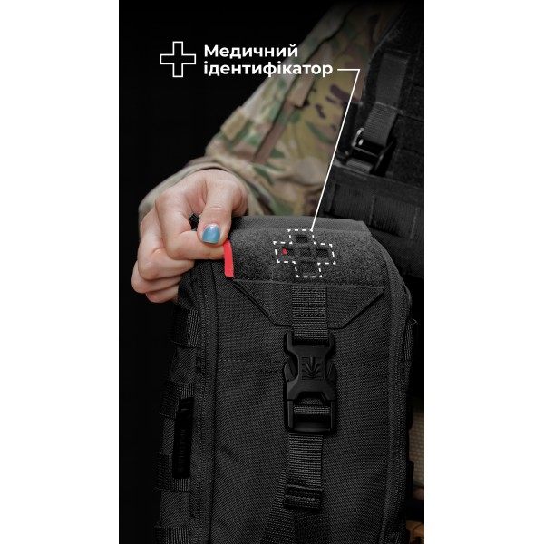 Підсумок для аптечки ПА1 GEN 2 “Нойта” відривний (XL | Чорний) ТМ Балістика - 103020806