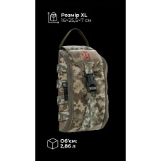 Підсумок для аптечки ПА1 GEN 2 “Нойта” відривний (XL | ММ14 “Піксель”) ТМ Балістика