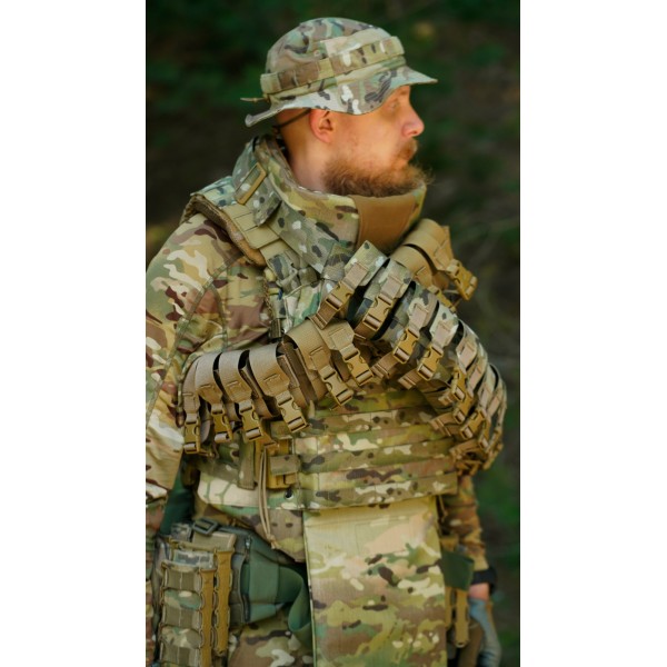 Бандольєра під 40-мм гранати «Пращ» (на 12 пострілів | Койот) ТМ Балістика - 103060401 Бандольєра під 40-мм гранати «Пращ» (на 12 пострілів | Койот) ТМ Балістика - 103060401