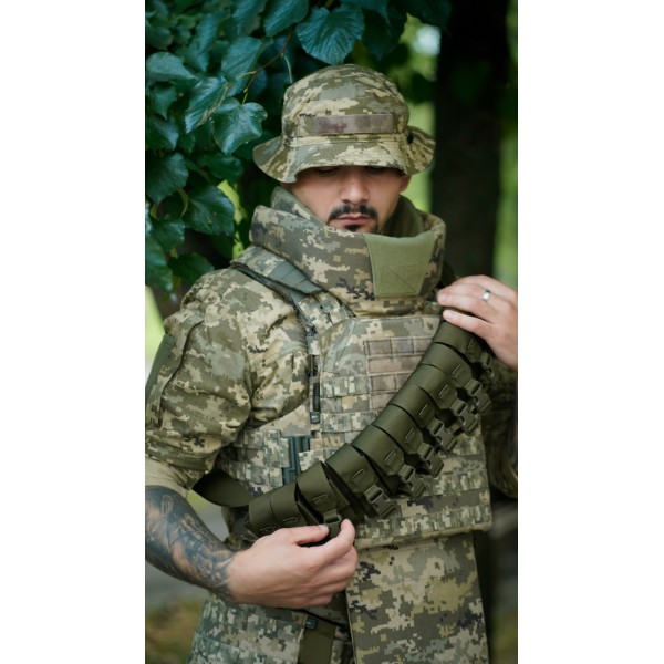 Бандольєра під 40-мм гранати «Пращ» (на 12 пострілів | Олива) ТМ Балістика - 103060402 Бандольєра під 40-мм гранати «Пращ» (на 12 пострілів | Олива) ТМ Балістика - 103060402