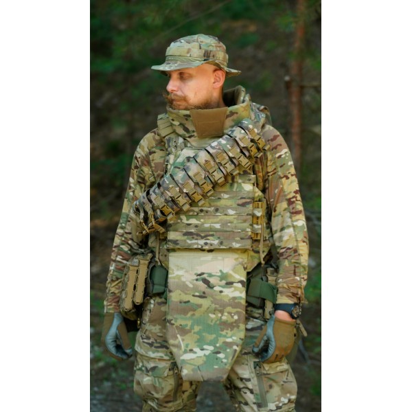 Бандольєра під 40-мм гранати «Пращ» (на 12 пострілів | Мультикам неоригінальний) ТМ Балістика - 103060404 Бандольєра під 40-мм гранати «Пращ» (на 12 пострілів | Мультикам неоригінальний) ТМ Балістика - 103060404