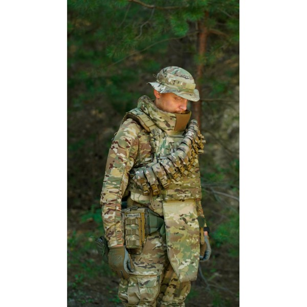 Бандольєра під 40-мм гранати «Пращ» (на 12 пострілів | Мультикам неоригінальний) ТМ Балістика - 103060404 Бандольєра під 40-мм гранати «Пращ» (на 12 пострілів | Мультикам неоригінальний) ТМ Балістика - 103060404