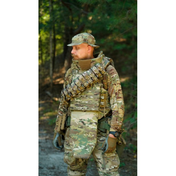 Бандольєра під 40-мм гранати «Пращ» (на 12 пострілів | Мультикам неоригінальний) ТМ Балістика - 103060404 Бандольєра під 40-мм гранати «Пращ» (на 12 пострілів | Мультикам неоригінальний) ТМ Балістика - 103060404