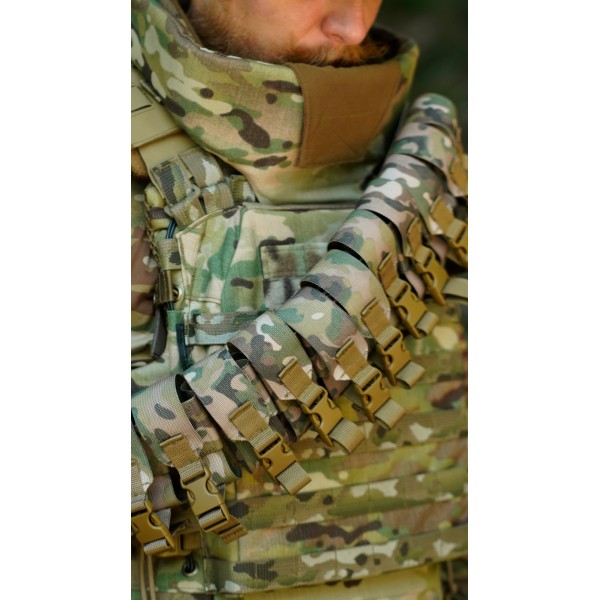 Бандольєра під 40-мм гранати «Пращ» (на 12 пострілів | Мультикам неоригінальний) ТМ Балістика - 103060404 Бандольєра під 40-мм гранати «Пращ» (на 12 пострілів | Мультикам неоригінальний) ТМ Балістика - 103060404