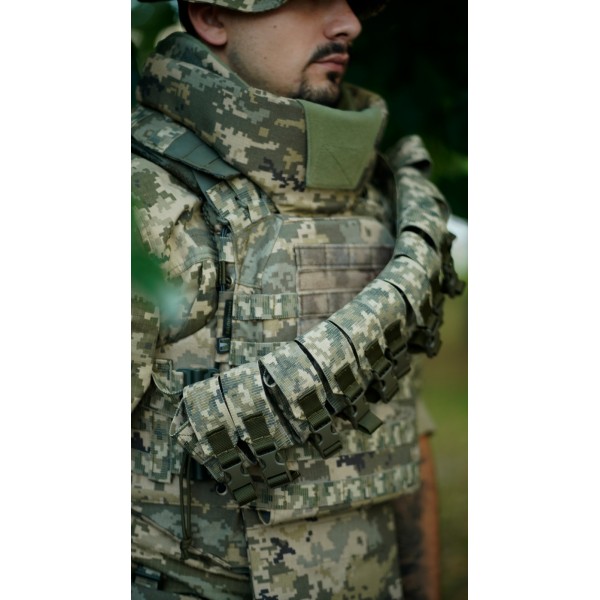 Бандольера под 40‑мм гранаты «Пращ» (на 12 выстрелов | ММ 14 "Пиксель") ТМ Баллистика - 103060407