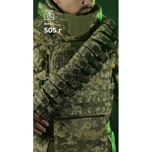 Бандольера под 40‑мм гранаты «Пращ» (на 12 выстрелов | ММ 14 "Пиксель") ТМ Баллистика - 103060407