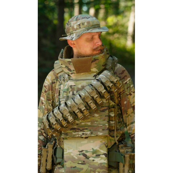 Бандольера под 40‑мм гранаты «Пращ» (на 12 выстрелов | Мультикам) ТМ Баллистика - 103060408 Бандольера под 40‑мм гранаты «Пращ» (на 12 выстрелов | Мультикам) ТМ Баллистика - 103060408