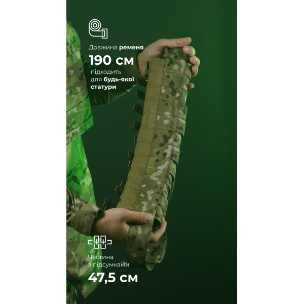 Бандольера под 40‑мм гранаты «Пращ» (на 12 выстрелов | Мультикам) ТМ Баллистика - 103060408 Бандольера под 40‑мм гранаты «Пращ» (на 12 выстрелов | Мультикам) ТМ Баллистика - 103060408