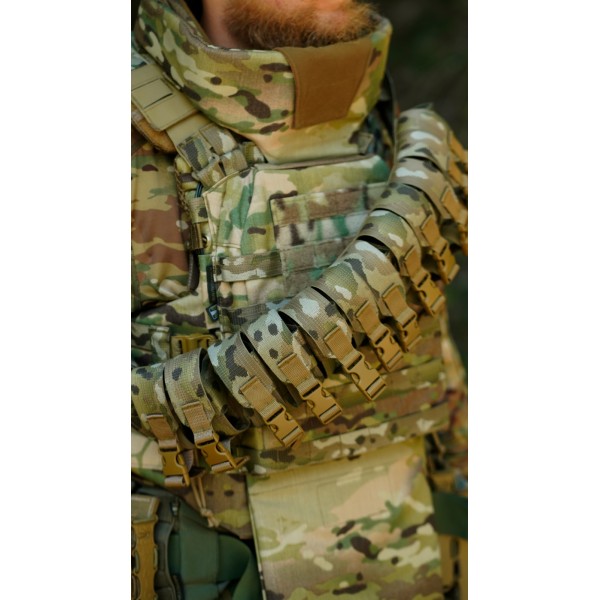 Бандольера под 40‑мм гранаты «Пращ» (на 12 выстрелов | Мультикам) ТМ Баллистика - 103060408 Бандольера под 40‑мм гранаты «Пращ» (на 12 выстрелов | Мультикам) ТМ Баллистика - 103060408