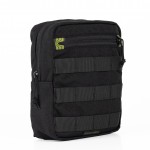 Утилітарний підсумок УП2 “Сховник” (16×19×6 см | Вертикальний | Чорний) ТМ Балістика