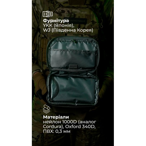 Подсумок для планшета "Берестяник" (До 8" | С тентовым окном | Черный) ТМ Баллистика - 103071806 Подсумок для планшета "Берестяник" (До 8" | С тентовым окном | Черный) ТМ Баллистика - 103071806