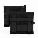 Карманы под боковые плиты 15*15 (2шт) (Черный)