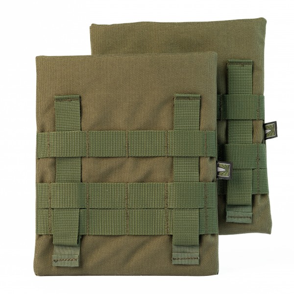 Карманы под боковые плиты 20*15 (2шт) (Олива) - 103080602