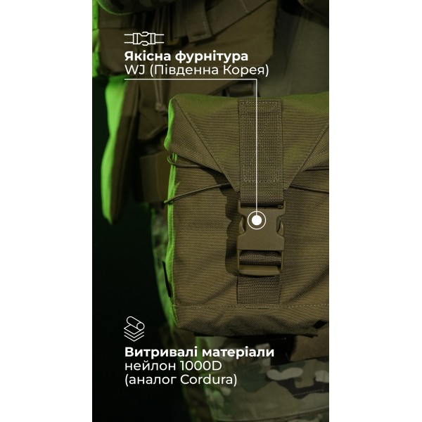 Підсумок для короба під кулемет М249 "Стрічник" (Койот) ТМ Балістика - 103130101 Підсумок для короба під кулемет М249 "Стрічник" (Койот) ТМ Балістика - 103130101